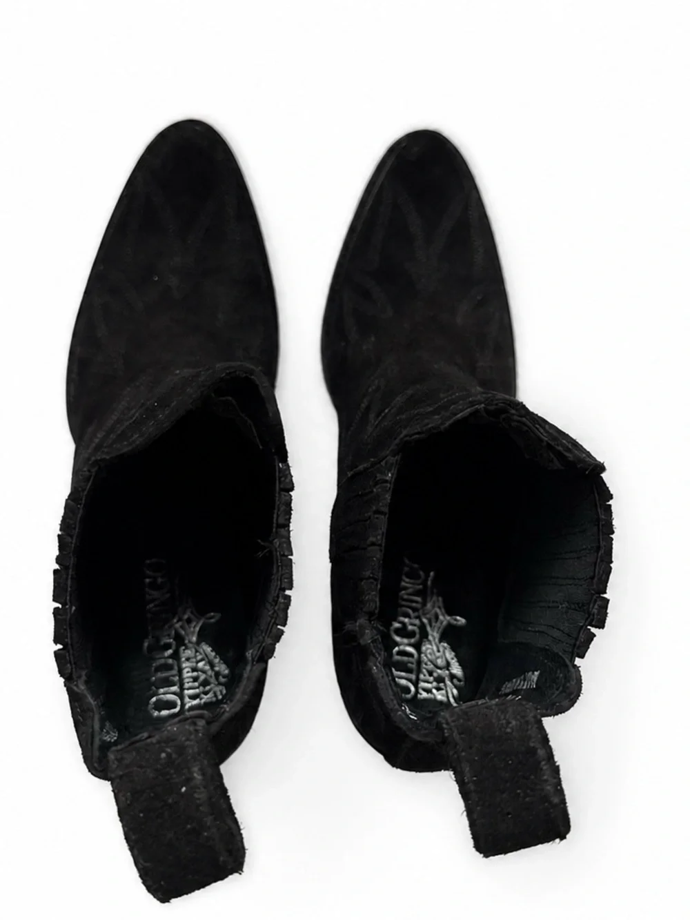 Old Gringo Vadia Black Leather Chelsea Booties 7.5 New With Box